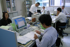 オフィスの様子